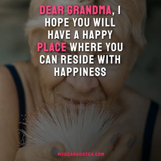 grandma in heaven quote