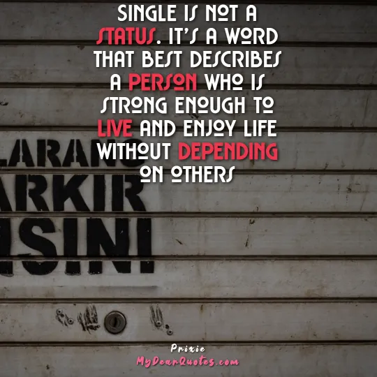 Single is not a status lines