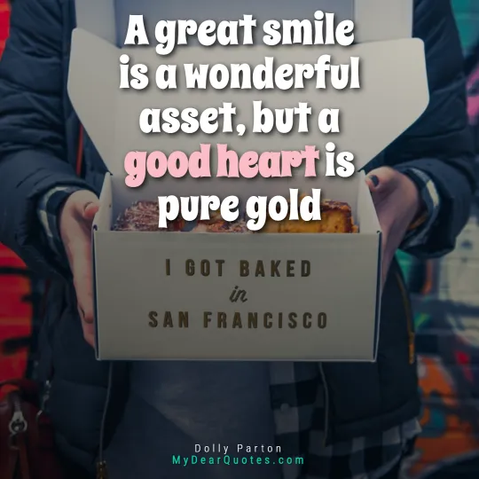 good heart is pure gold