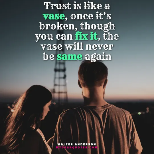 message of trust in a relationship
