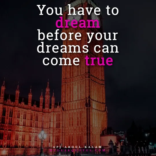 quotes about big dreams and goals