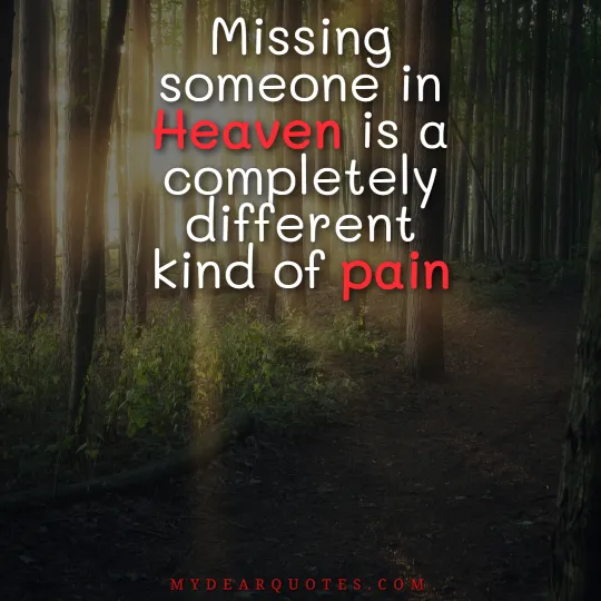 missing someone in heaven short quotes