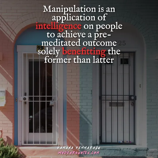 manipulative sayings