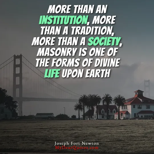 masonic quotes on life