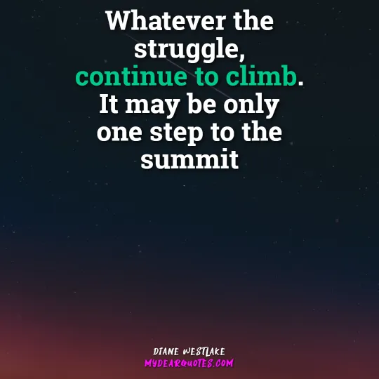 step to the summit quote