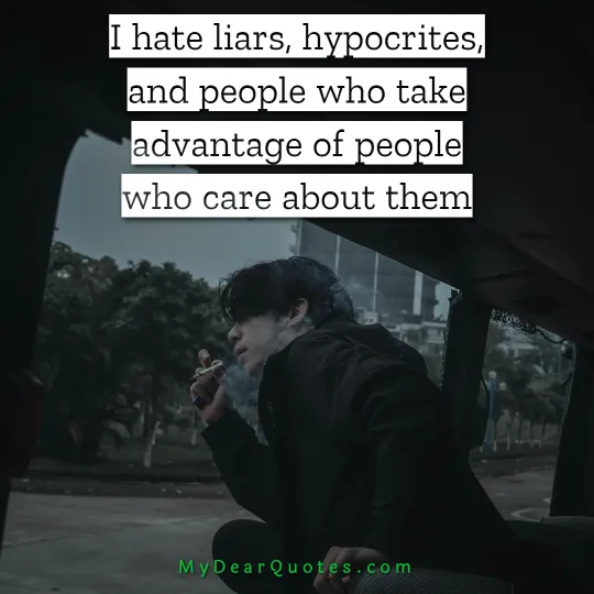 I hate liars quotes