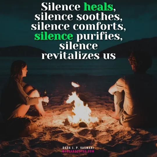 Silence heals phrases