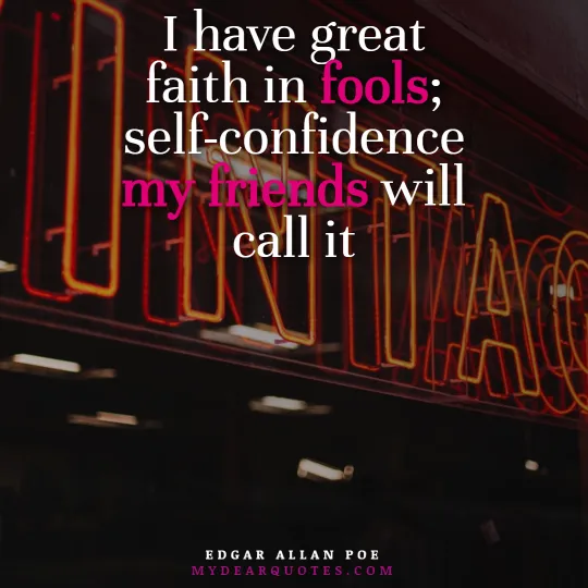 funny quote about self-confidence
