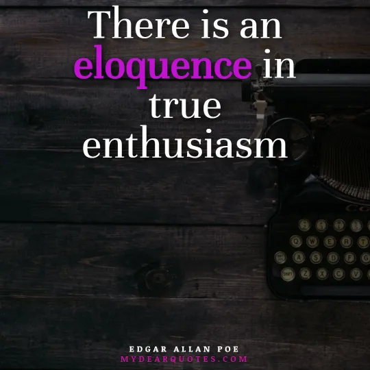 true enthusiasm phrases