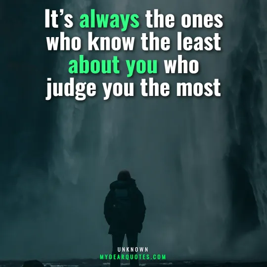 judgmental person quotes