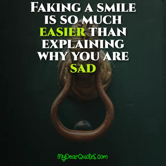 fake smiling phrases