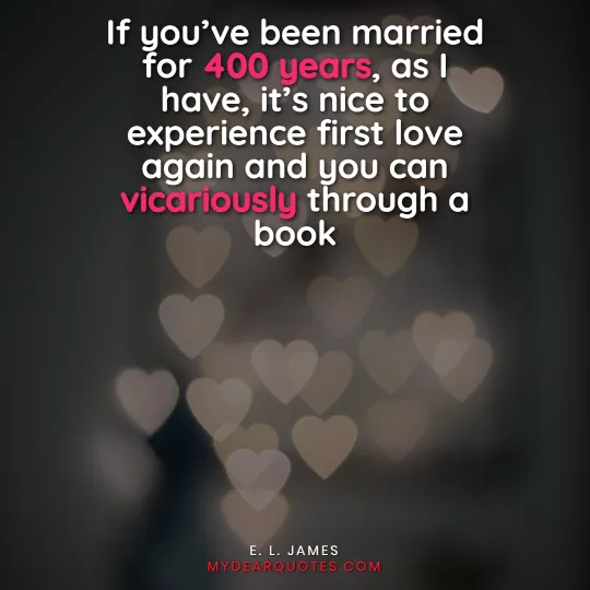 E. L. James funny marriage quote