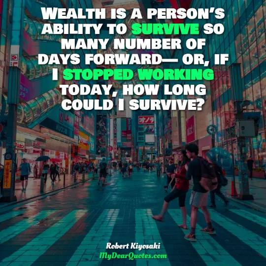 robert kiyosaki about wealth