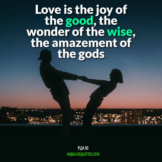 Plato sayings about love