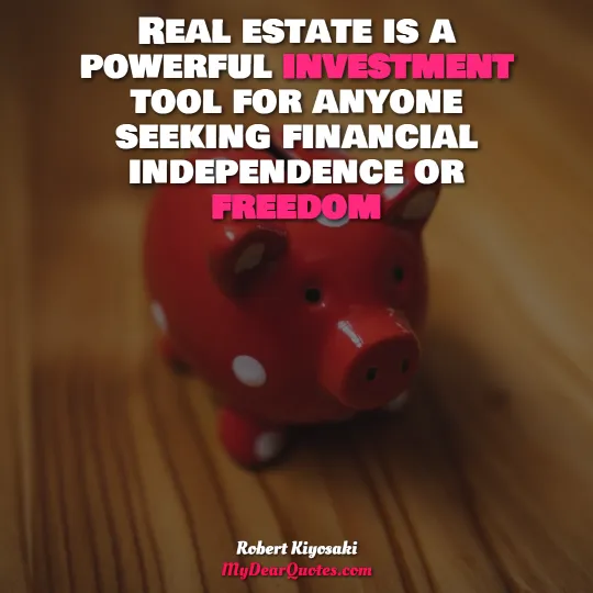 robert kiyosaki real estate quote