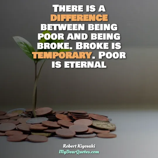 robert kiyosaki on poor people