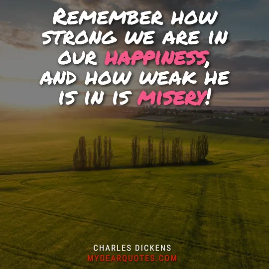 happiness and misery sayings