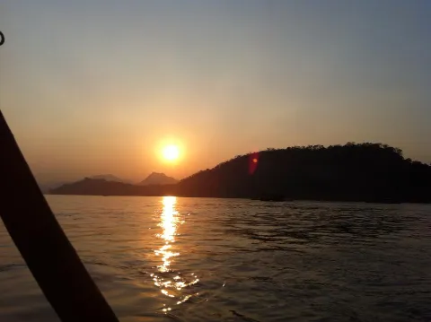 Mekong River  sunset