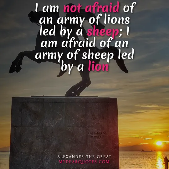 alexander the great quotes