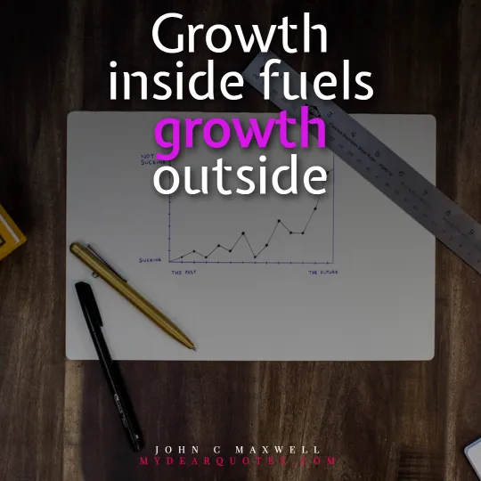 Growth inside fuels growth outside