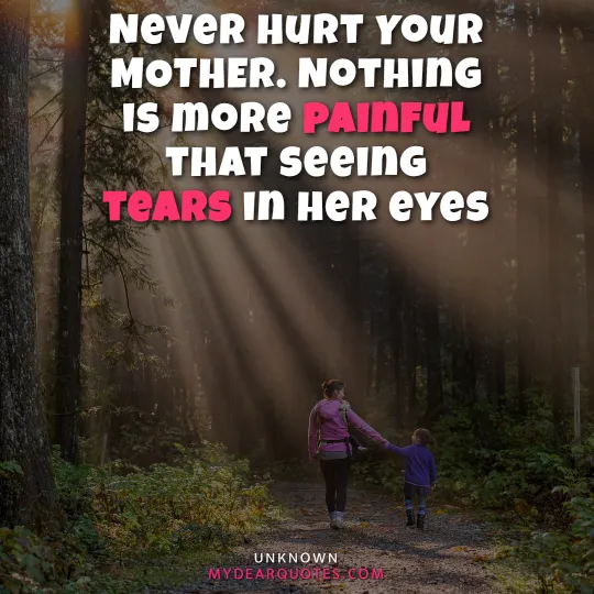 mother crying quotes
