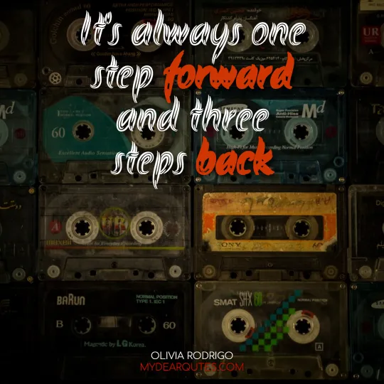 It's always one step forward and three steps back