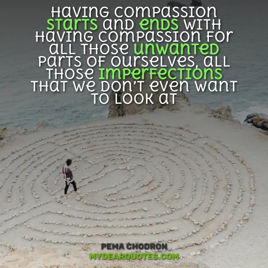 Pema Chodron compassion saying