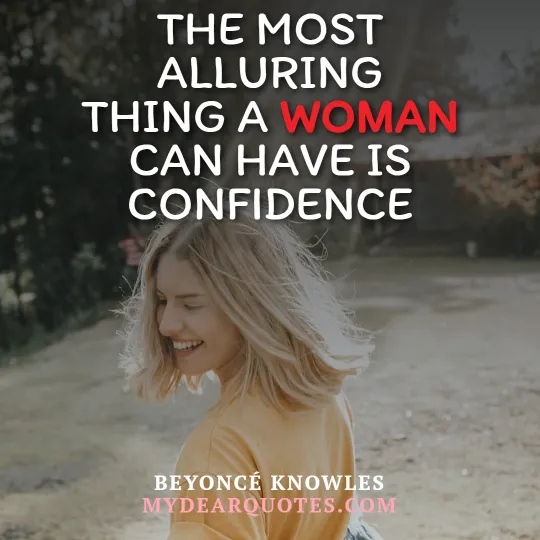 beautiful confident woman quotes by Beyonce