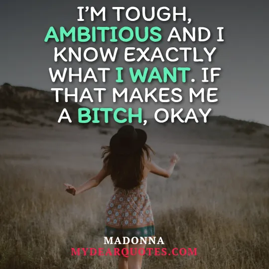 beautiful confident woman quotes from madonna