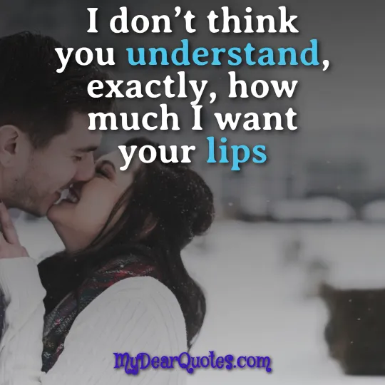kiss me quotes for her