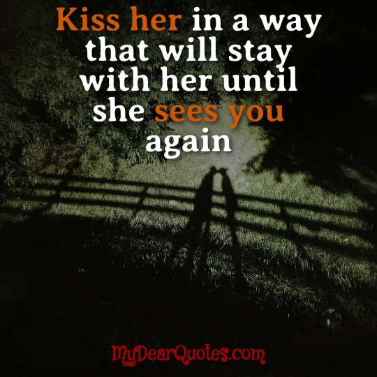 kissing you quotes for her