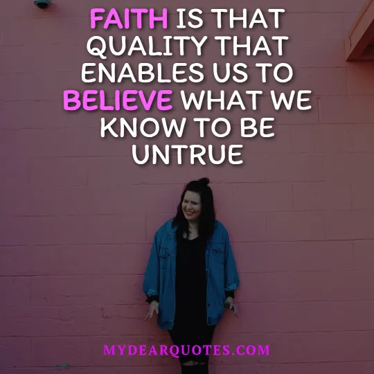 great saying about faith