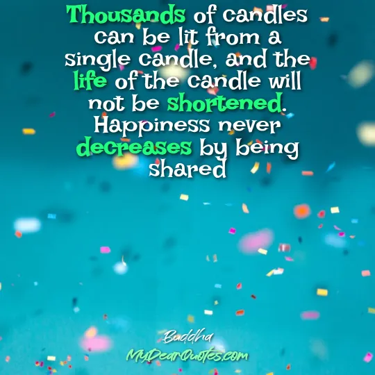 Buddha candle phrases