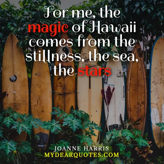 Joanne Harris magic Hawaii