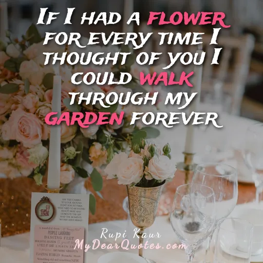 Alfred Tennyson flower quote