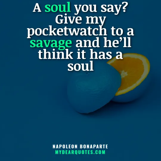 Napoleon Bonaparte pocketwatch quote