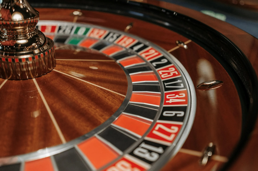 Close Up Photo of a Shiny Roulette Table